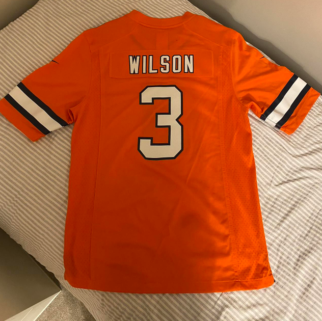 Men's Denver Broncos Russell Wilson Nike Orange Alternate Game Jersey review Csna 01