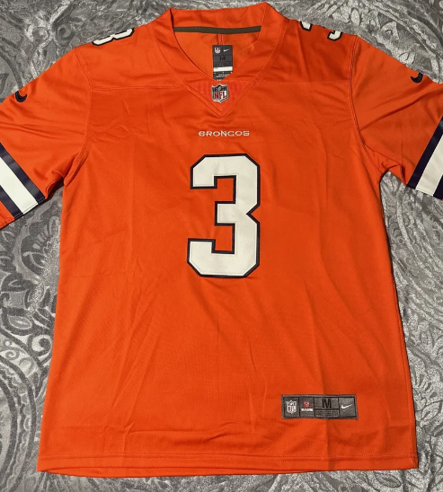 Men's Denver Broncos Russell Wilson Nike Orange Alternate Game Jersey review Cutys