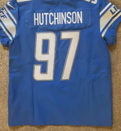 Men's Detroit Lions Aidan Hutchinson Nike Blue Legends Jersey review Linwf 01