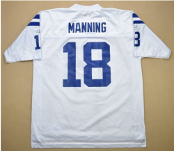 Men's Indianapolis Colts Peyton Manning Mitchell & Ness White Legacy Replica Jersey review Dwtwe