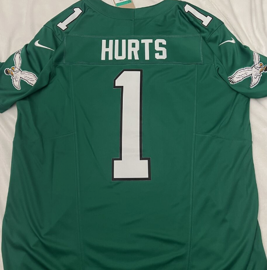 Philadelphia Eagles Jalen Hurts Men's Nike Kelly Green Alternate Legends Jersey review Edmund 02