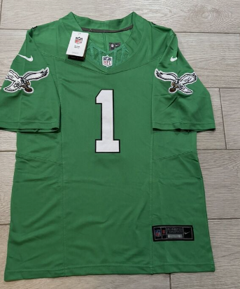 Philadelphia Eagles Jalen Hurts Men's Nike Kelly Green Alternate Legends Jersey review Eldred
