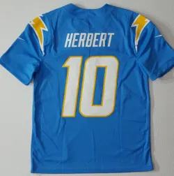 Los Angeles Chargers Justin Herbert Nike Powder Blue Players Game Jersey review Tobias 01