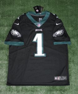 Philadelphia Eagles Jalen Hurts Men's Nike Black Vapor FUSE Limited Jersey review Davis