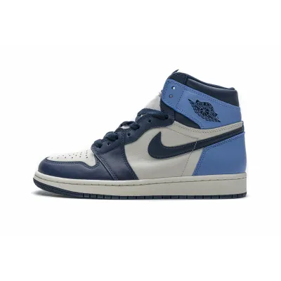 PKGoden Jordan 1 Retro High Obsidian UNC, 555088-140 02