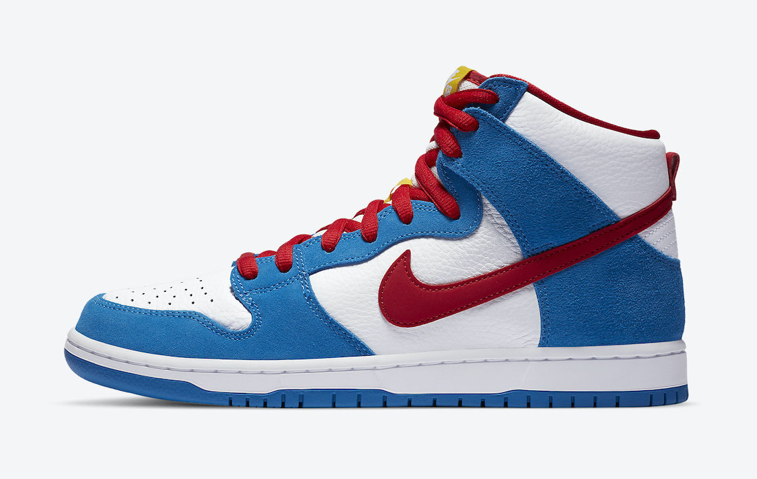  PK God  SB Dunk High Doraemon, CI2692-400 the best replica sneaker 