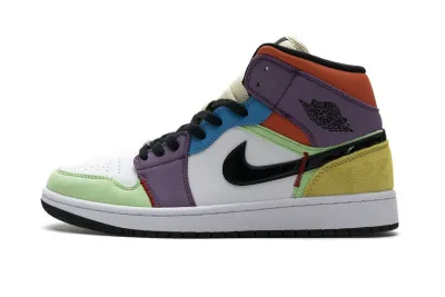 POP  Jordan 1 Mid SE Multi-Color (W),  CW1140-100 02