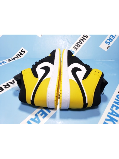 POP   Jordan 1 Mid Yellow Toe Black, 852542-071 02