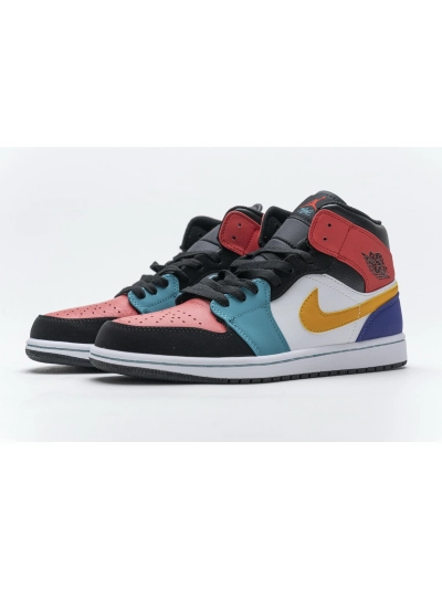 POP  Jordan 1 Mid Bred Multi-Color,  554724-125 01