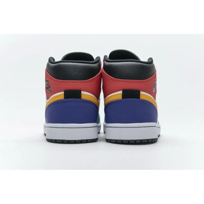 BootsMastersLin Jordan 1 Mid Bred Multi-Color,  554724-125 the best replica sneaker 