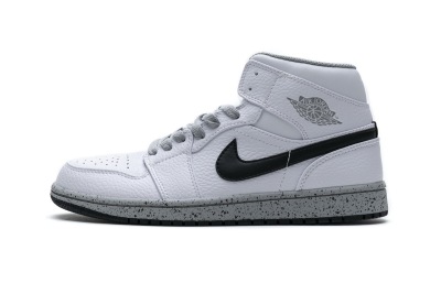 POP  Jordan 1 Mid White Cement (GS), 554725-115 02