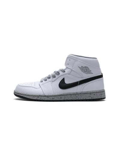 POP  Jordan 1 Mid White Cement (GS), 554725-115 02