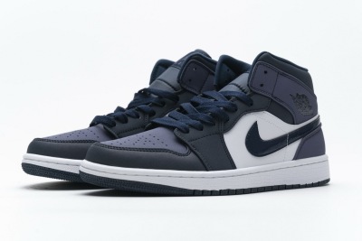 POP  Jordan 1 Mid Obsidian Sanded Purple,554724-445  01