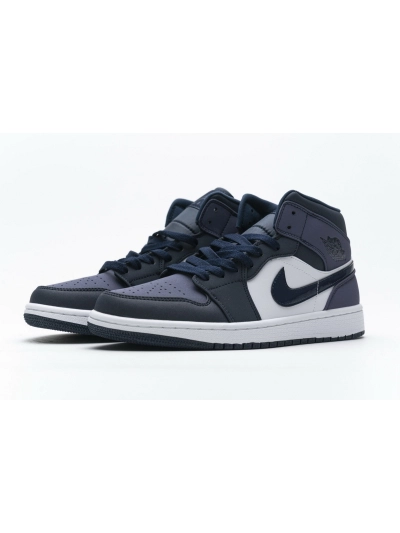 POP  Jordan 1 Mid Obsidian Sanded Purple,554724-445  01