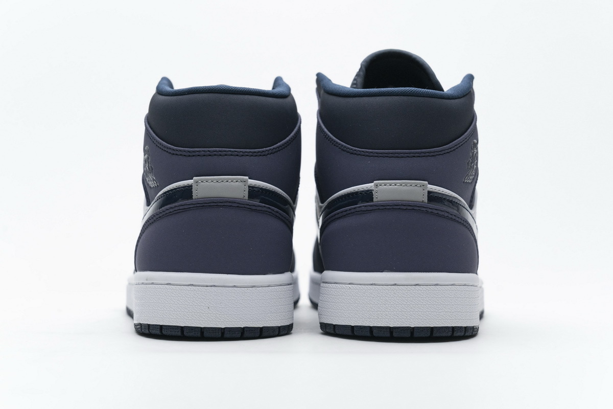  BootsMastersLin Jordan 1 Mid Obsidian Sanded Purple， 554724-445  the best replica sneaker 