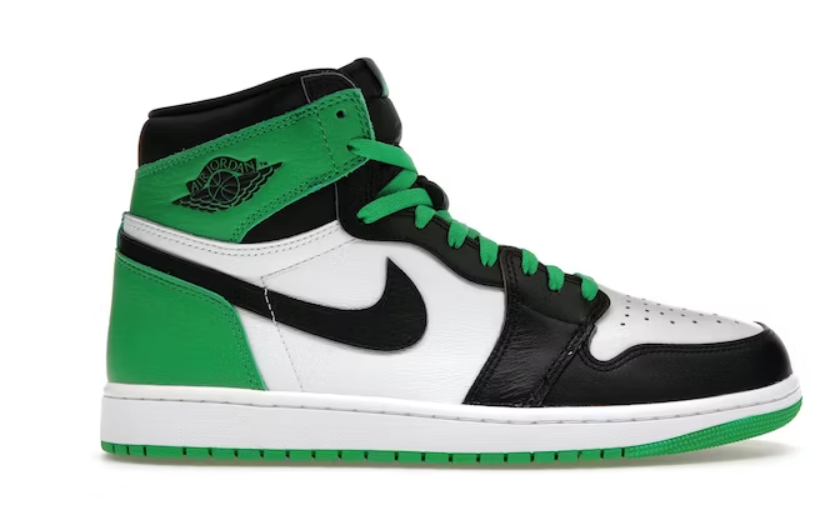 PKGoden  Jordan 1 Retro High OG Lucky Green， DZ5485-031