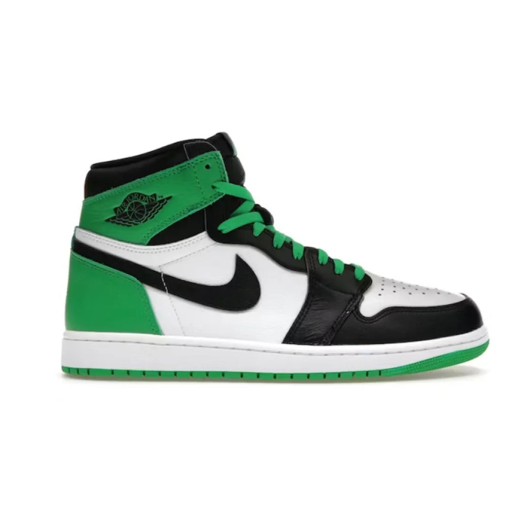 PKGoden  Jordan 1 Retro High OG Lucky Green， DZ5485-031