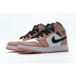  BootsMastersLin Jordan 1 Mid Pink Quartz (GS)，555112-603 the best replica sneaker 