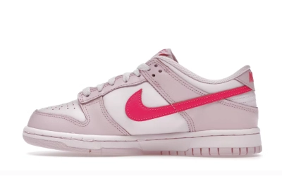 PKGoden  Dunk Low Triple Pink (GS), DH9765-600 01
