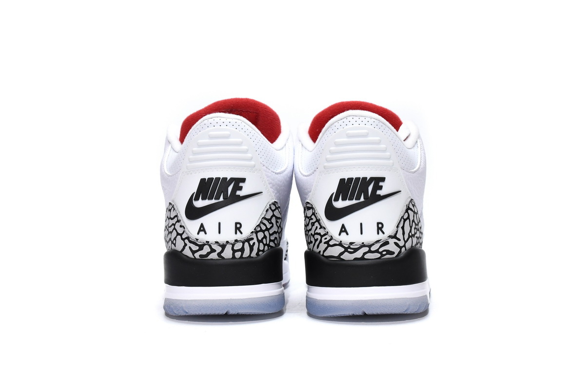 PKGoden Jordan 3 Retro Free Throw Line White Cement, 923096-101