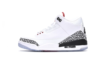 PKGoden Jordan 3 Retro Free Throw Line White Cement, 923096-101 01