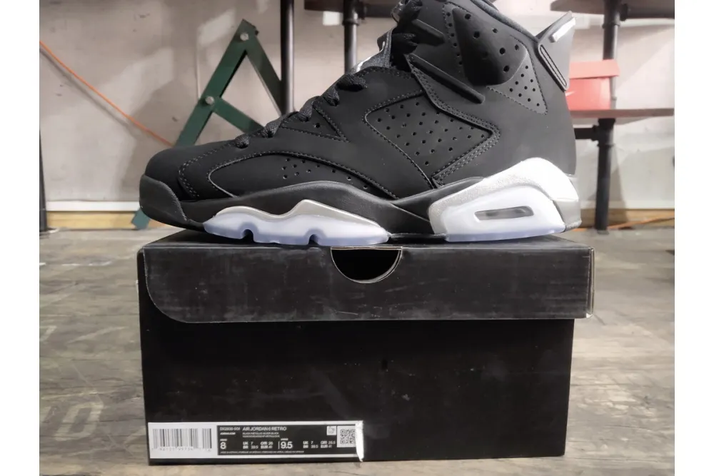 PKGoden  Jordan 6 Retro Chrome Metallic Silver , DX2836-001