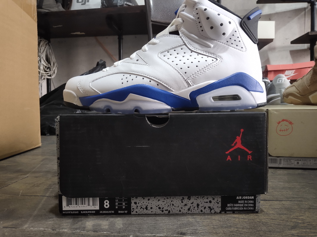 PKGoden  Jordan 6 Retro Sport Blue , 384664-107