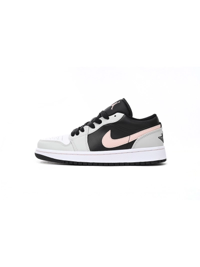 POP Jordan 1 Low Black Grey Pink ,  553558-062 02