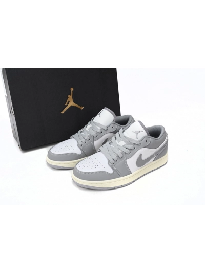 POP Air Jordan 1 Low Vintage Grey, 553560-053 01