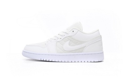 POP Jordan 1 Low Quilted “Triple White”, DB6480-100 02