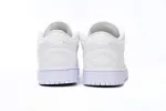 POP Jordan 1 Low Quilted “Triple White”, DB6480-100
