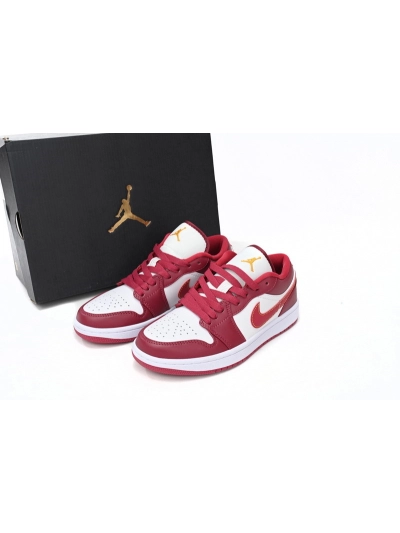 POP Jordan 1 Low Cardinal Red,  553560-607 01