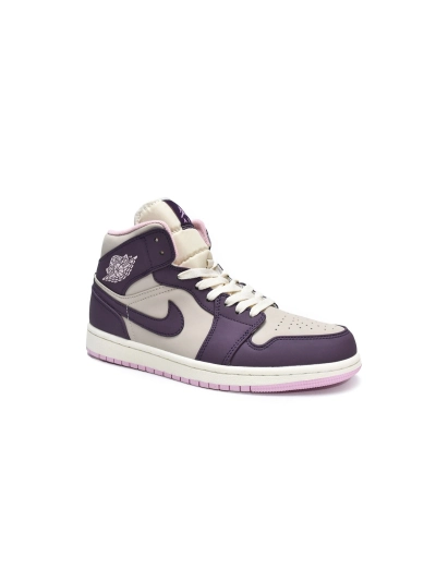 POP  Jordan 1 Mid Pro Purple Desert Sand ,  555112-500 02