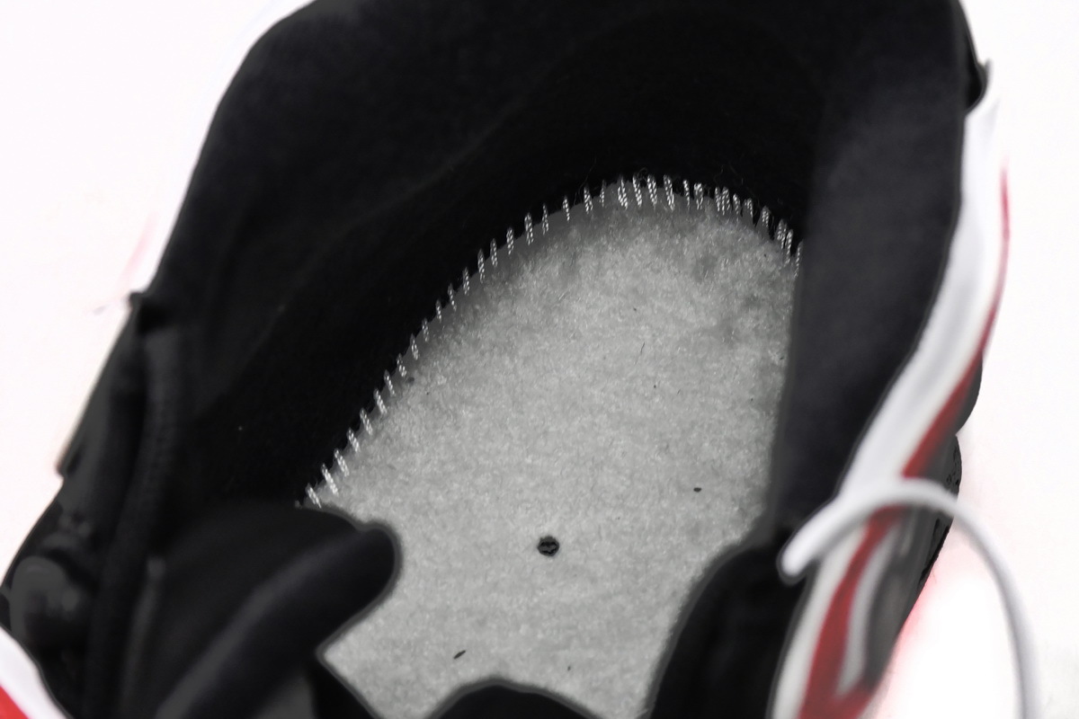 PKGoden  More Uptempo Black White Laser Crimson, CJ6129-001