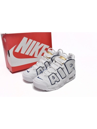 PKGoden  Air More Uptempo White Midnight Navy,415082-109 01