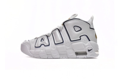 PKGoden  Air More Uptempo White Midnight Navy,415082-109 02