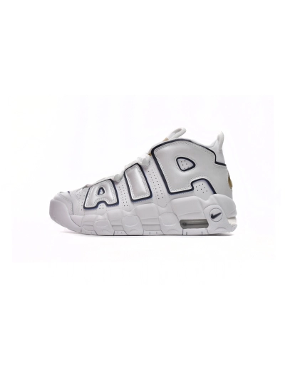PKGoden  Air More Uptempo White Midnight Navy,415082-109 02