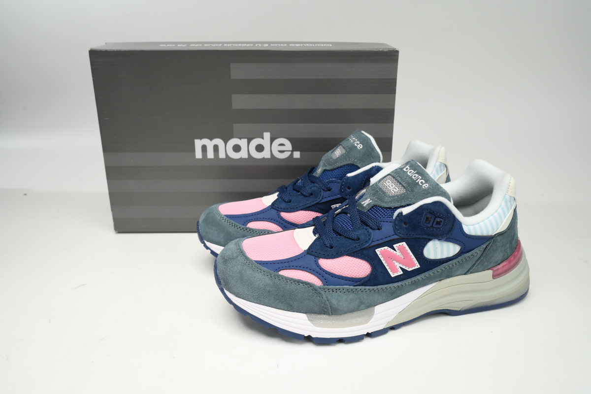 POP  New Balance 992 Blue Teal Rose M992NT