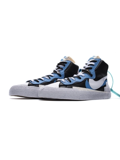 PKGoden  Blazer Mid sacai White Black Legend Blue, BV0072-001 01