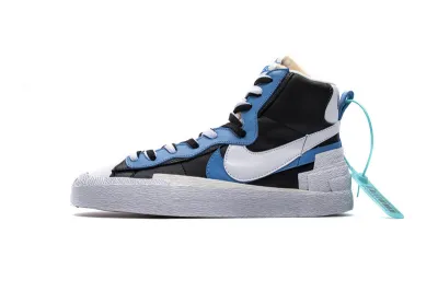 PKGoden  Blazer Mid sacai White Black Legend Blue, BV0072-001 02