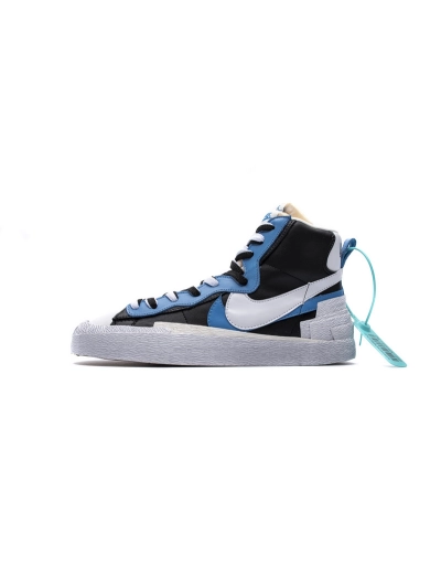 PKGoden  Blazer Mid sacai White Black Legend Blue, BV0072-001 02