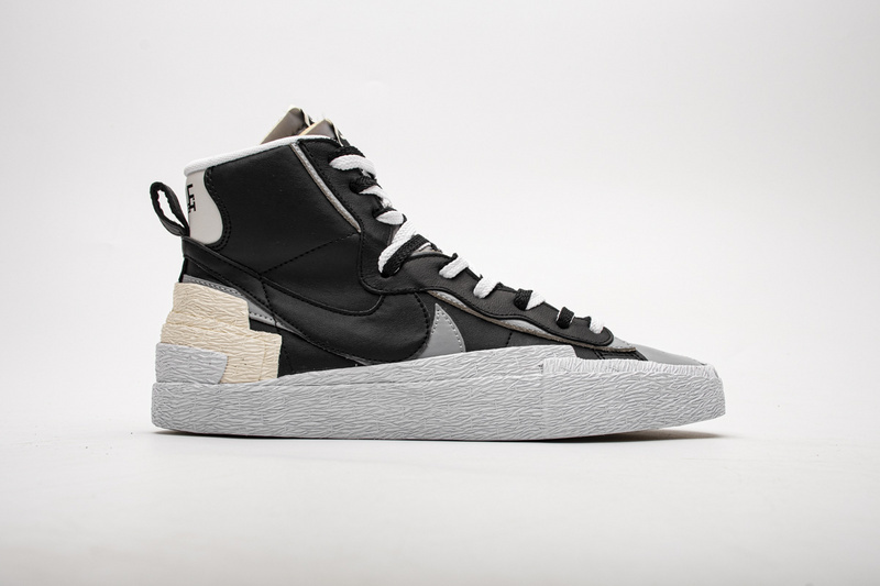 PK God Blazer Mid sacai Black Grey, BV0072-002 the best replica sneaker 