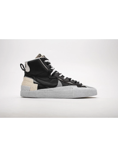 PKGoden  Blazer Mid sacai Black Grey, BV0072-002 02