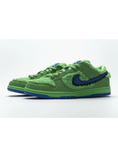 PKGoden SB Dunk Low Grateful Dead Bears Green, CJ5378-300 02