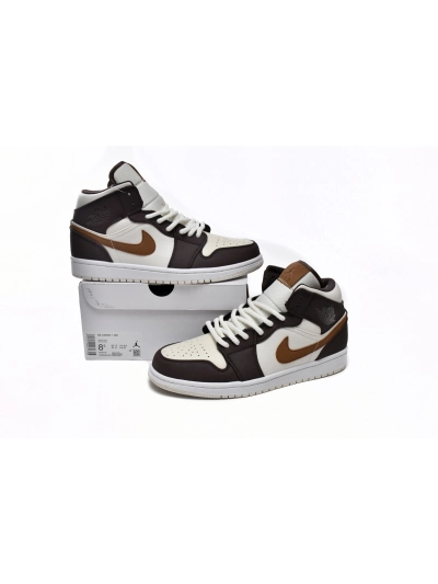 POP  Jordan 1 Mid SE Brown Basalt Oatmeal , DO6699-200  02