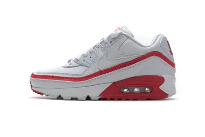 PKGoden  Air Max 90 Undefeated White Solar Red, CJ7197-103 02