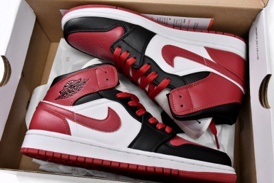 POP  Jordan 1 Mid Alternate Bred Toe, BQ6472-079 02