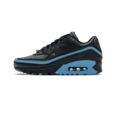 PKGoden  Air Max 90 Undefeated Black Blue Fury, CJ7197-002 02