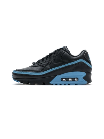 PKGoden  Air Max 90 Undefeated Black Blue Fury, CJ7197-002 02