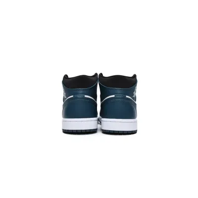 POP Jordan 1 Mid Dark Teal, 554724-411 02